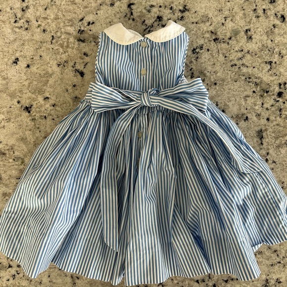 Ralph Lauren Girls' Stripe Smocked Dress & Bloomers Set - Baby - Picture 2 of 5